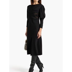 IRO Maldi embellished crepe de chine midi dress - FR 38